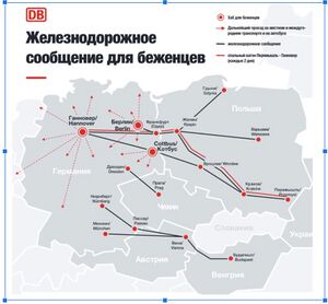 Германия - Железнодорожное сообщение для беженцев.jpg